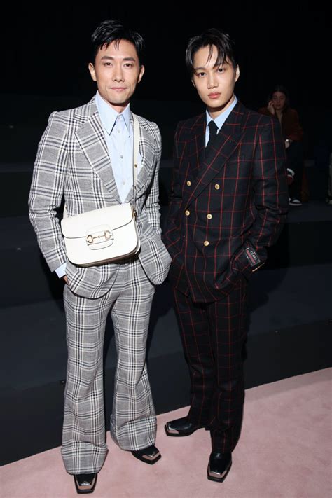 famous celebrities asian model gucci photos|From Kai to Win Metawin: 10 stylish Asian men at Milan Fashion .